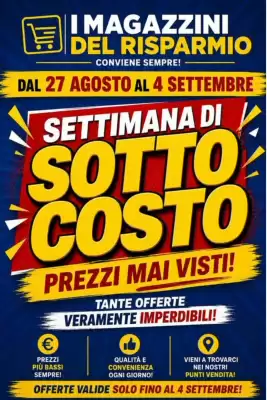 Magazzini del Risparmio (valido fino al 4-09)