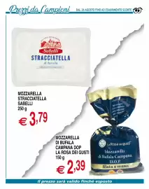 Volantino Centro Oceano Pagina 23: Mozzarella stracciatella sabelli €3,79