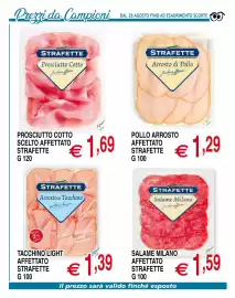 Volantino Centro Oceano Pagina 26: Tacchino light affettato Strafette €1,39, Salame Milano Strafette €1,59