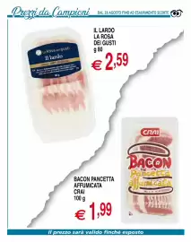 Volantino Centro Oceano Pagina 27: Il lardo La Rosa dei gusti €2,59