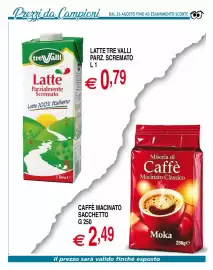 Volantino Centro Oceano Pagina 40: Latte Tre Valli Parzialmente Scremato €0,79