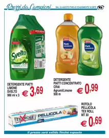 Volantino Centro Oceano Pagina 59: Detergente piatti concentrato Crai €0,99, Pellicola Tex Roll €0,69
