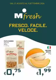 Volantino Migross Supermercati e Market Pagina 1: Pasta Rummo Assortiti €0,75, Melone retato €1,99