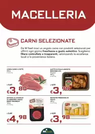 Volantino Migross Supermercati e Market Pagina 4: Lonza suino a fette €3,80, Alette di pollo arrosto Durango AIA €3,99