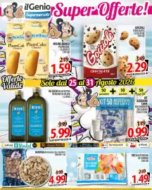Volantino Il Genio Supermercato settimana 35 Pagina 5: Mareperla vongole del Pacifico brown €4,99