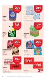 Spar folder Pagina 22: Coca-Cola mini €3,99, Schweppes selection €9,86