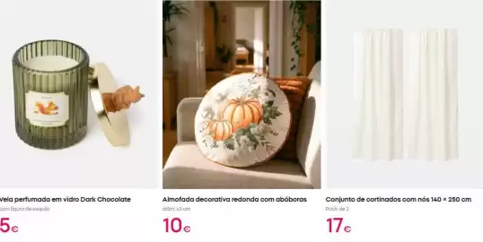 Catálogo Pepco Página 12: Com - almofada decorativa redonda com aboboras €10,00
