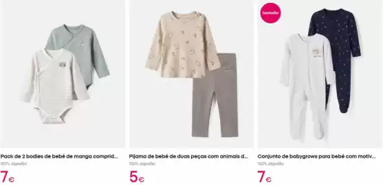 Catálogo Pepco Página 3: Com - pijama de bebé de duas peças com animales €5,00