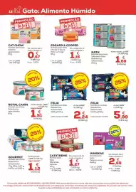 Folheto Kiwoko Página 12: Edgard & cooper húmido para gato chunks in sauce pato ou frango €1,16, Felix húmido para gato €5,99