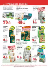 Folheto Kiwoko Página 14: Kit para porquinho-da-índia small life €49,99, Absorvente vegetal small life madeira €5,24
