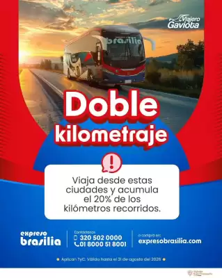 Expreso Brasilia (válido hasta 31-08)