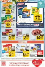 Folleto Eroski Página 11: Eroski basic langostino crudo €6,25, Delfín gamba pelada €2,99