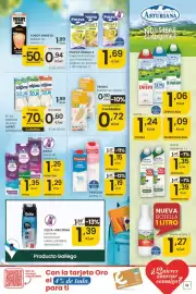 Folleto Eroski Página 15: Alpro bebidas de soja €0,60, Pascual Leche €1,15