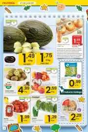 Folleto Eroski Página 2: Eroski tomate cherry €1,99, Eroski pimiento italiano €1,29