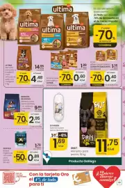 Folleto Eroski Página 33: Pepeted bolsas higiénicas con asas para perros €0,89, Snut daily €11,75