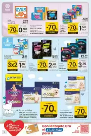 Folleto Eroski Página 38: Tampax pearl compak €1,50, Huggies DryNites pyjama pants €3,75