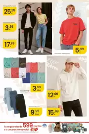 Folleto Eroski Página 41: Sudadera €12,99, Camiseta estampada €5,99