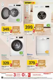 Folleto Eroski Página 50: Hisense lavadora wf1q8041bw €315,84, Balay lavavajillas 3VS506BP €363,84