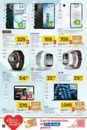 Folleto Eroski Página 52: Samsung smartphone galaxy a17 4/128 €169,00, Xiaomi Redmi Watch 5 Active Black €32,90