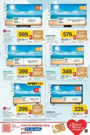 Folleto Eroski Página 55: LG TV Oled 4K 55C54LA €959,04, Samsung tv led hd tu32h5005f €229,00