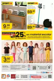Folleto Eroski Página 56: NAF NAF Set 3 toallas baño €9,99, Cecotec Aspirador escoba Conga Rockstar P50 €69,90