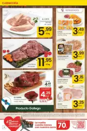 Folleto Eroski Página 6: Al Corte secreto de cerdo €5,99, Carrilleras de cerdo €11,95