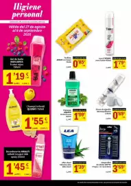Folleto SPAR Página 9: Lov'yc maquinillas de afeitar €3,69, Discos de algodón desmaquillantes €0,69