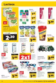 Folleto Alimerka Página 10: Puleva omega 3 €1,69, Nestlé Yogur mix-in kit kat o smarties €1,79