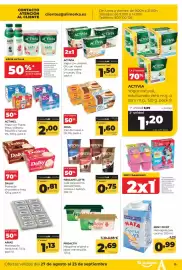 Folleto Alimerka Página 11: Nescafé latte €0,75, Dhul flan de huevo o 0% 0% €1,60