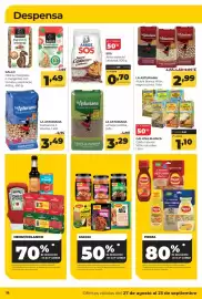 Folleto Alimerka Página 24: La Asturiana lenteja pardina €3,29, La Asturiana garbanzos 2 siluetas €3,49