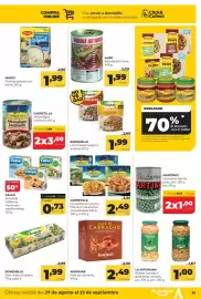 Folleto Alimerka Página 25: Carretilla guisantes con jamón, fideuá o macarrones a la boloñesa €2,49