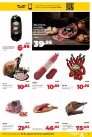 Folleto Alimerka Página 3: Lomo de cebo ibérico 50% €46,95, Argal chorizo pamplona extra dulce o picante €10,95