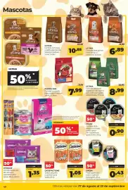 Folleto Alimerka Página 44: Ultima comida bienestar digestivo con pavo o con pollo para gatos esterilizados €8,99