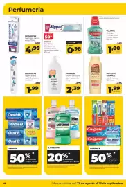 Folleto Alimerka Página 48: Byphasse crema de ducha rosa mosqueta €2,39, Sensodyne cepillo suave repair & protect €1,99