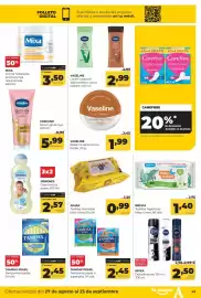 Folleto Alimerka Página 51: Vaseline bálsamo labial cocoa butter €1,99, Tampax pearl tampones súper o superplús €2,45