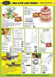Harald Nyborg tilbudsavis uge 35 Side 18: Glass Jar Dispenser €49,00, Sjöbo frugtmoser 7 l €399,00