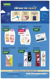 EcoFamily akciós újság Oldal 12: Rexona deo stift/spray €870,00, Dove krémtusfürdő €1.690,00
