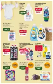 EcoFamily akciós újság Oldal 13: Domestos zéró wc-vízkőoldó €740,00, Domestos power foam €1.690,00