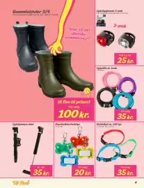 Hi five tilbudsavis uge 35 Side 9: Hundesikkerhedslys €20,00, Cykelpumpe mini €35,00