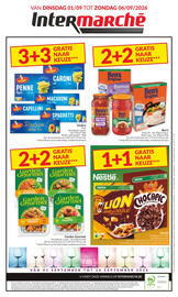 Intermarché folder week 36 Pagina 14: Ben's Original Basquaise €2,79, Nestlé Lion Caramel & Chocolat €5,99