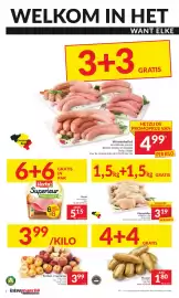 Intermarché folder week 36 Pagina 2: Kippenbillen €3,19, Worstenfestival €4,99