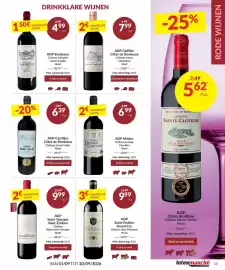 Intermarché folder Pagina 15: Aop castillon cotes de bordeaux chateau grand tuillac rood €6,39