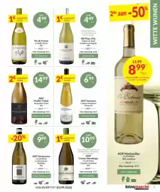 Intermarché folder Pagina 7: AOP Jurançon Château Roquehort Droog wit €6,99, AOP Pouilly-Fuissé Sangouard-Chéné Wit €14,99