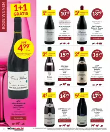 Intermarché folder Pagina 8: Bourgogne Hautes-Côtes de Nuits Albert Lucas Rood €16,99, AOP Rully Les Varots €15,99