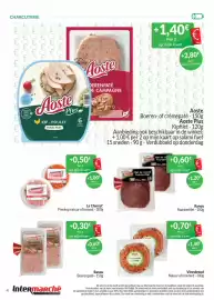 Intermarché folder Pagina 4: Ranou Paardenfilet €1,20, La Charcut' Preskop €0,50