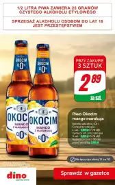 Dino gazetka | Alkohole Strona 5: Piwo bezalkoholowe Okocim mango marakuja €2,89