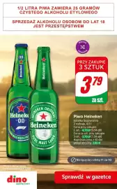 Dino gazetka | Alkohole Strona 9: Piwo bezalkoholowe Heineken €3,79