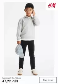 H&M gazetka tydzień 35 Strona 3: Dżinsy superstretch slim fit H & M €47,99