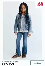 H&M gazetka tydzień 35 Strona 5: Jeansy Superstretch Flared Leg H & M €54,99