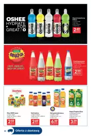 Makro gazetka Strona 40: Sok/nekta r Hortex €2,69, Mus 100% Leon €2,59